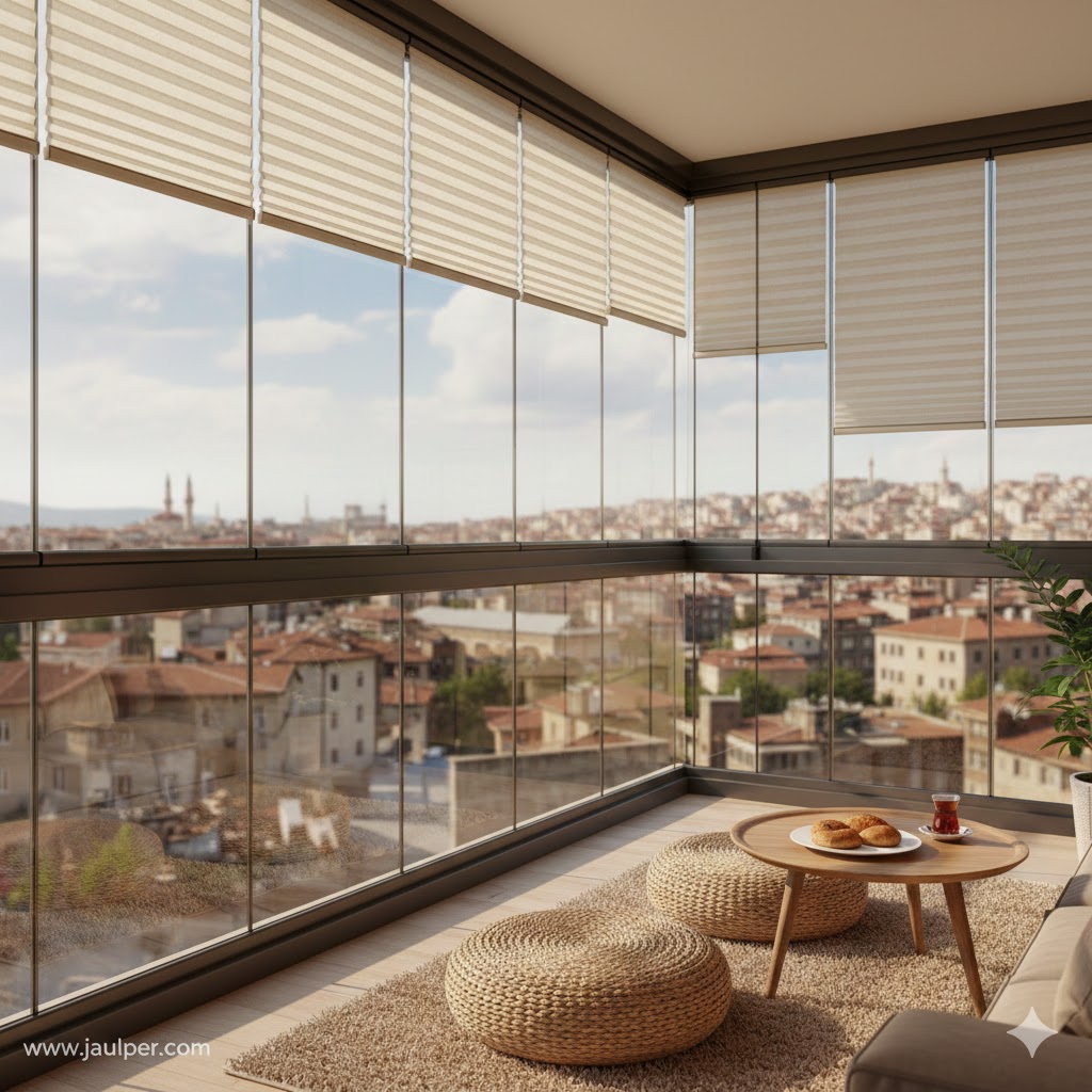 Gaziantep Cam Balkon Perdesi: Plise Perde İle Estetik ve Fonksiyonelliği Keşfedin